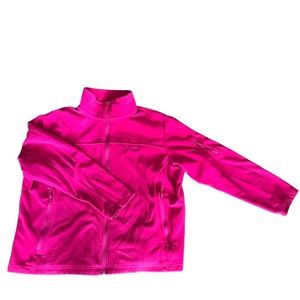 2XL Columbia Women's Fuschia Zip Up Fleece Sweater Cozy Outdoor Winter